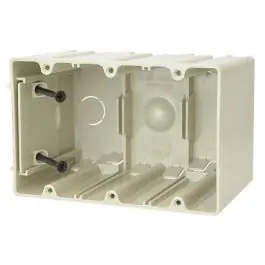 SLIDERBOX SB-3 New Work, Old Work Switch Outlet Box, 3-Gang, 61 cu-in Capacity