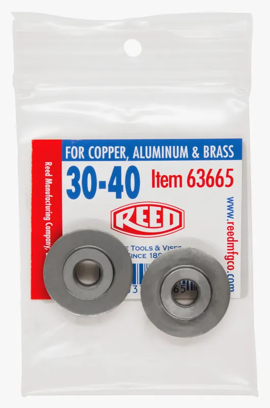 Reed 63665 Cutter Wheel for Use With Quick Release TC3Q TC4Q TC5Q TC6Q TC8Q Metal Tubing Cutter 1/4 in Blade Exposure