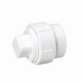 MUEL 06003 PVC DWV Cleanout Adapter with Plug 3 Inch Spigot x FPT End