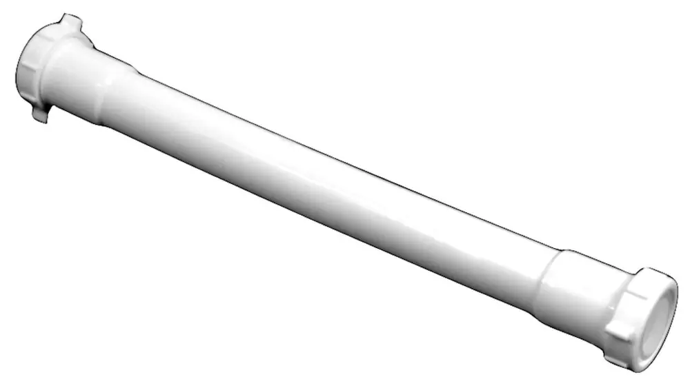 Dearborn P9793E Extension Tube, 1-1/2 x 16, Double Slip Joint, PVC