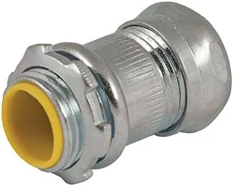 RACO 2913 Connector, 3/4 EMT Compression Insulated (Pack of 25)