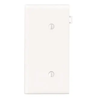 Leviton PSE14-W Combination Sectional Blank Wallplate 1 Gang Thermoplastic Nylon White