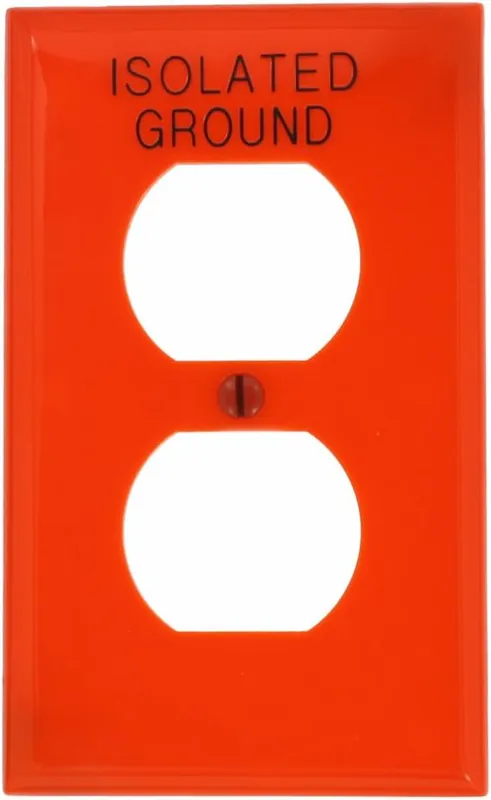 Leviton 80703-IG OR WP 1G DUP OUTLET ISOLATED GRND