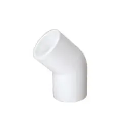 MUEL 417-005 Schedule 40 PVC 45 Degree Elbow 1/2 Inch Slip End
