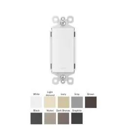 Pass & Seymour 326RLA Screwless Blank Insert Wall Plate, Light Almond