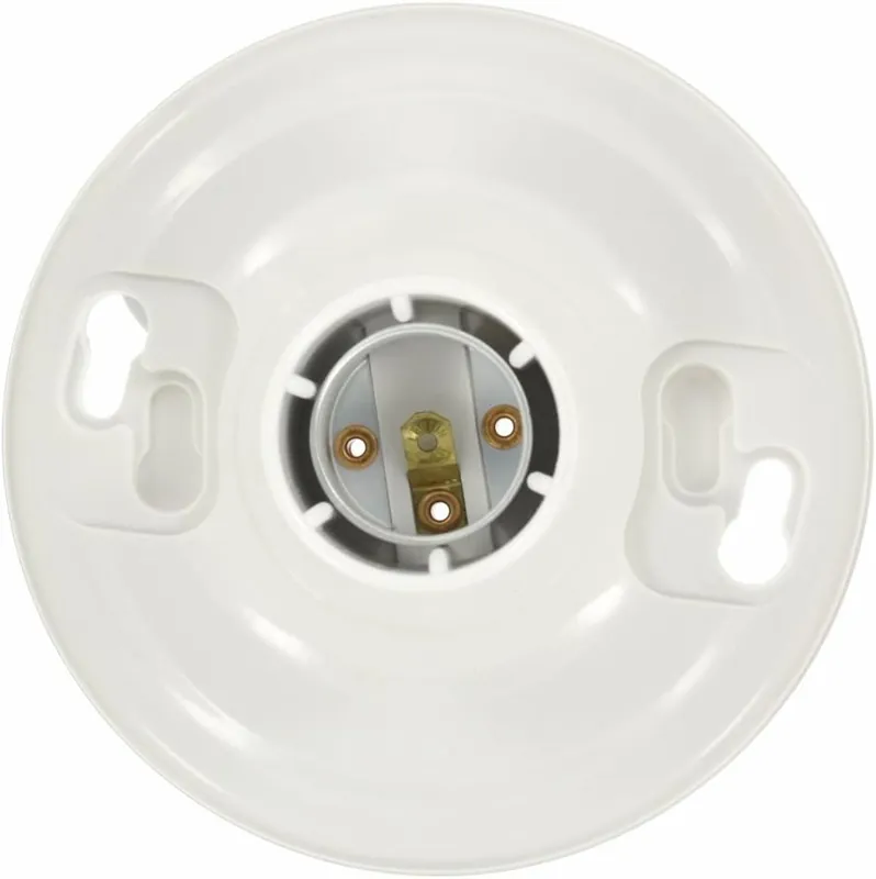 Leviton 8829-CW2 WH UREA LAMPH PC 6IN PIGT Leads 660W600V