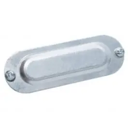 Killark ESCV-5 Conduit Body Cover, 2 Inch Hub, Painted Aluminum
