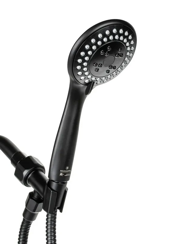 SK0424943-US20260702-105043-0 Niagara N9715MB-HH Vara II 3-Spray Settings Wall Mount Handheld Shower Head 1.5 GPM - Image 1