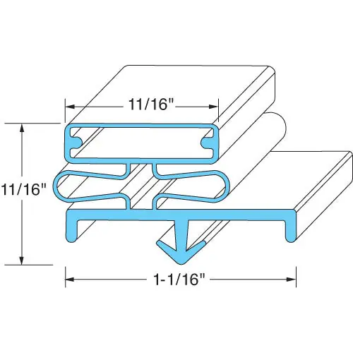 SK0426234-US20260702-105043-0 McCall 1702850 Door Gasket Power (Size/Quantity/Pack/Angle) Replacement MPN - Image 1