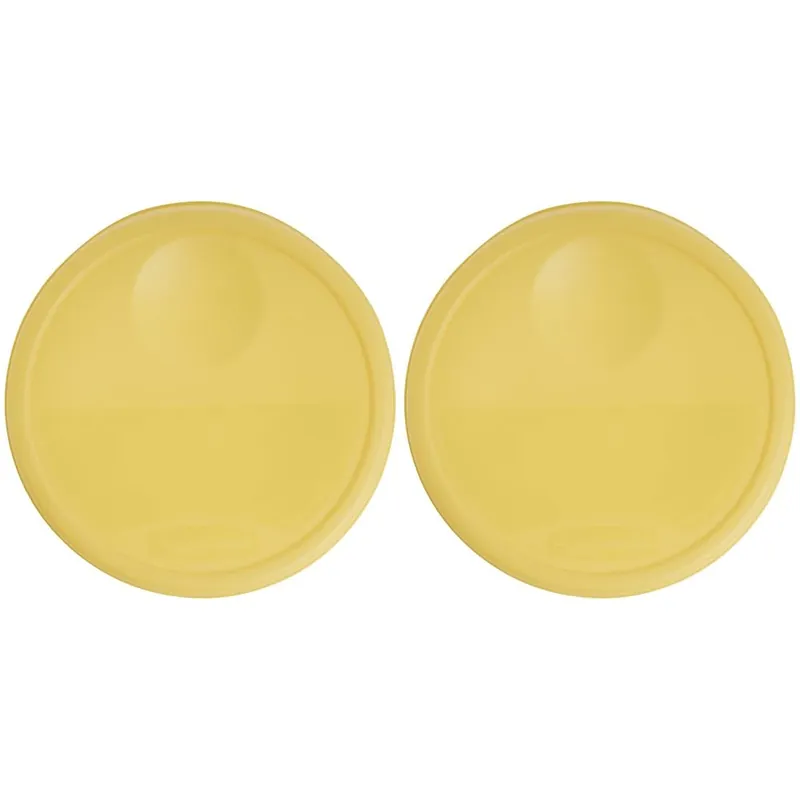 Rubbermaid FG573000YEL Round Storage Container Lid Power 1 Count Pack of 2