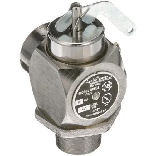 Valve Steam Safety 50 PSI 3/4 KE51720 for Cleveland CLEKE51720