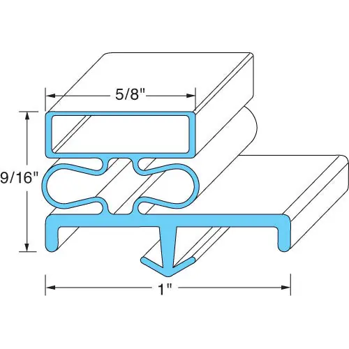 Door Gasket 25 1/4 X 28 Replacement MPN for Victory 50630601