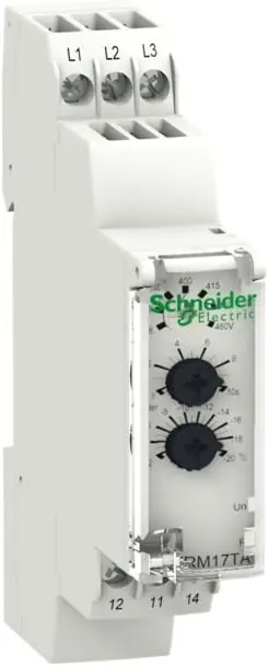SK0432261-US20260702-105043-0 Schneider Electric RM17TA00 3-Phase Relay 250V 5 Amp RM17 - Image 1