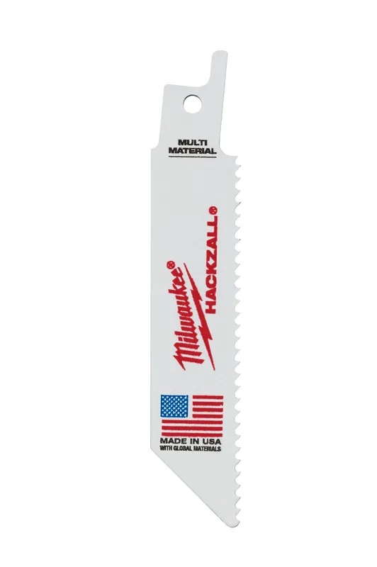 Milwaukee 49-00-5410 M12 Hackzall Bi-Metal Blade - Multi-Material (4 Inch) Replacement MPN