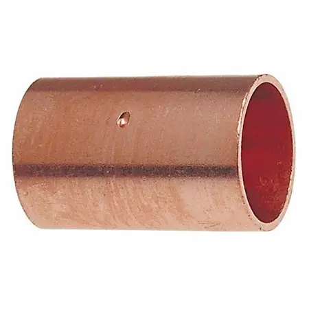 SK0433958-US20260702-105043-0 Nibco 600-DS14 1/4 NOM C Copper Coupling with Stop - Image 1