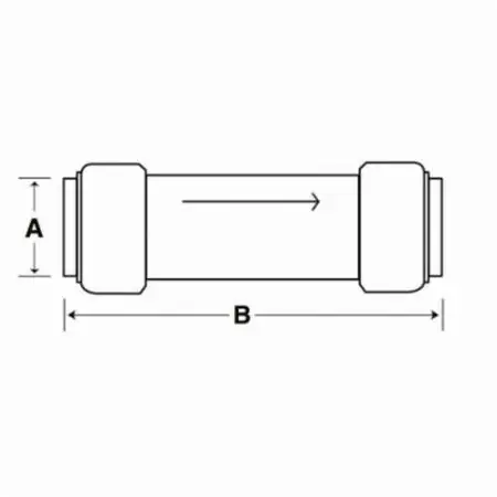 SharkBite U2008-0000LF Check Valve 1/2 Lead Free