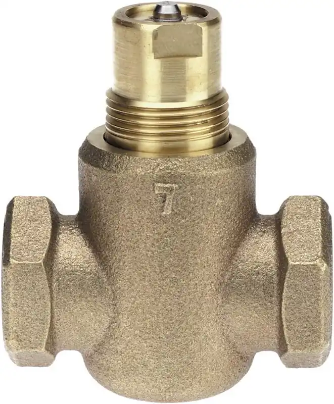 Siemens 599-02036 1.6-Cv Flow Rate Normally Open 2-Way Terminal Unit Valve, 1/2-Inch