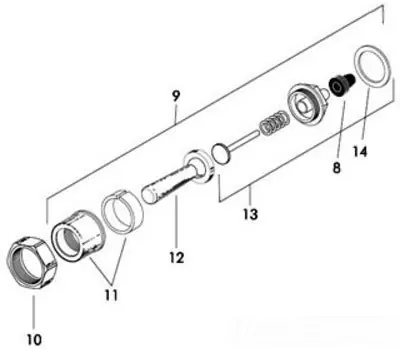 SK0434878-US20260702-105043-0 Sloan B73A Royal Flush Valve Handle Assembly, Chrome - Image 1
