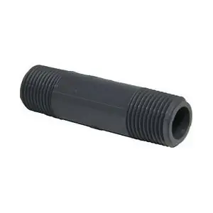 Spears 884-040 PVC Pipe Fitting Nipple Schedule 80 1 NPT Male 4 Length