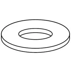 Haydon FW12 Electro-Galvanized Flat Washer 1/2 4 Lbs
