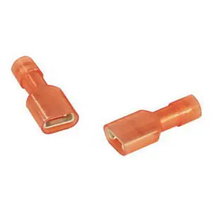 Mars 86207 Insulated Quick Disconnect Female Tab 22 - 18 AWG 1/4 Inch Stud
