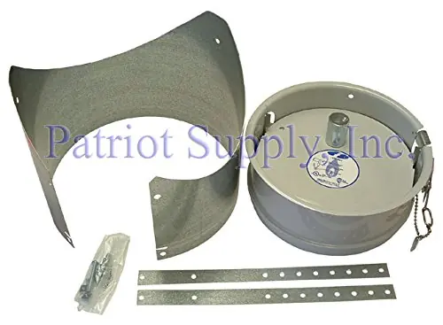 Field Controls 01804401 7 Inch MG1 Barometric Draft Control