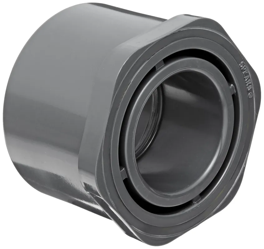 Spears 837-585 PVC Pipe Fitting Bushing Schedule 80 8 x 6 Spigot x Socket