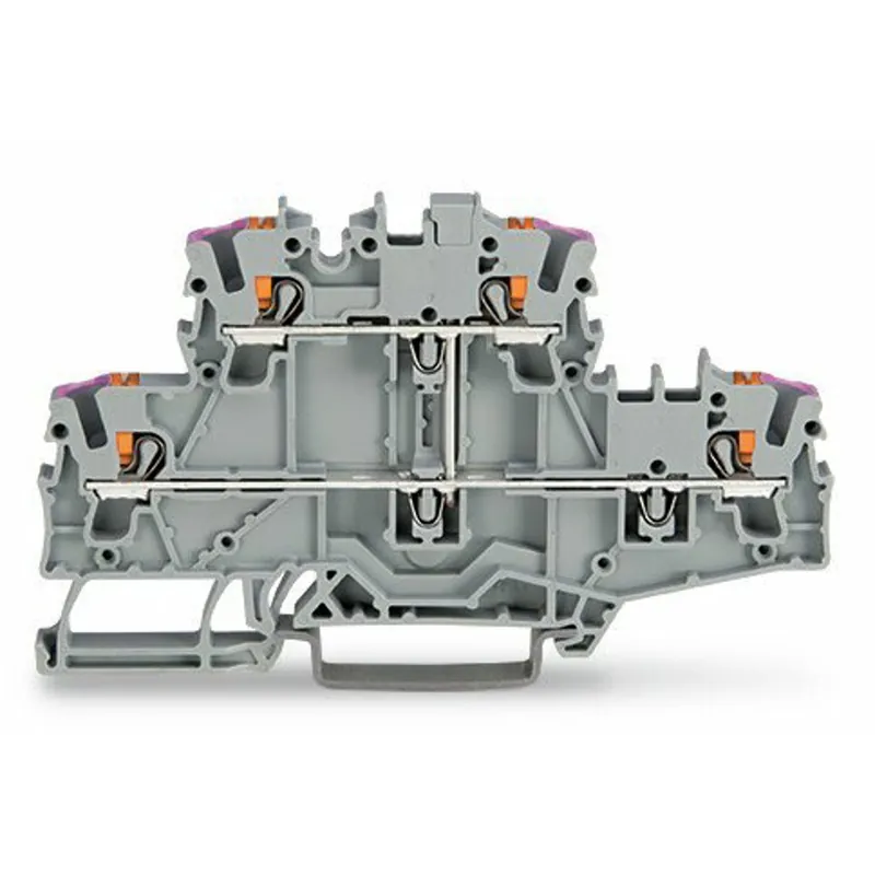 SK0437795-US20260702-105043-0 WAGO 2202-2708 Terminal Block Double-Deck Push-In 24A Replacement - Image 1
