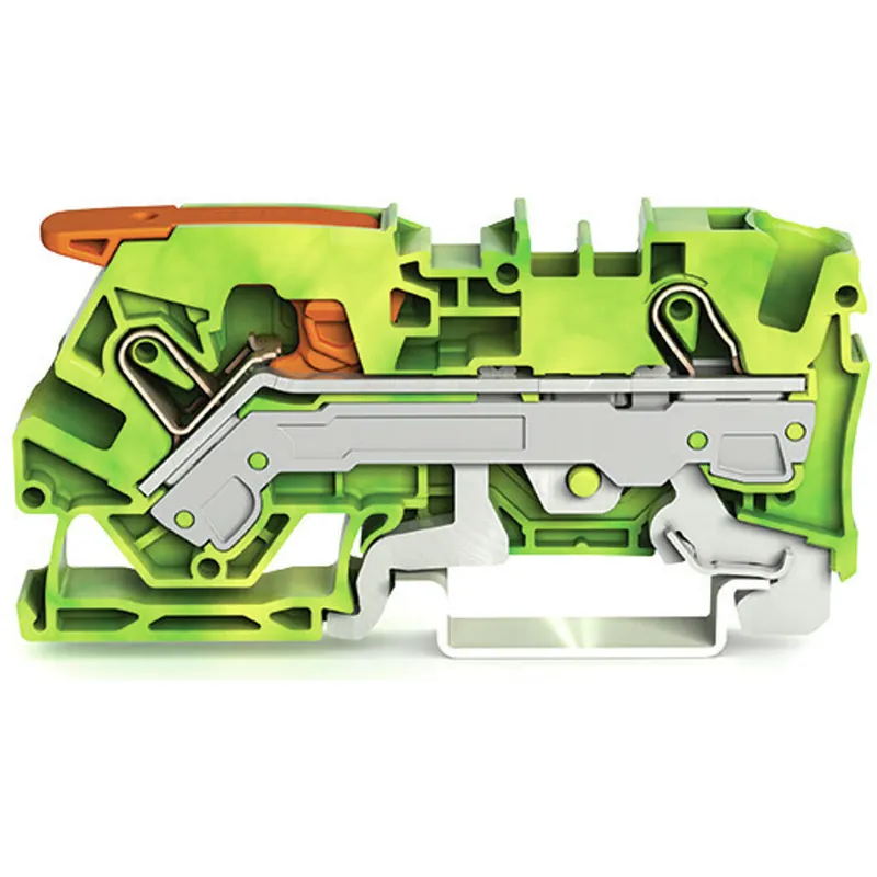 WAGO 2106-1207 Ground/Earthing Terminal Block 6mm2 Green-Yellow