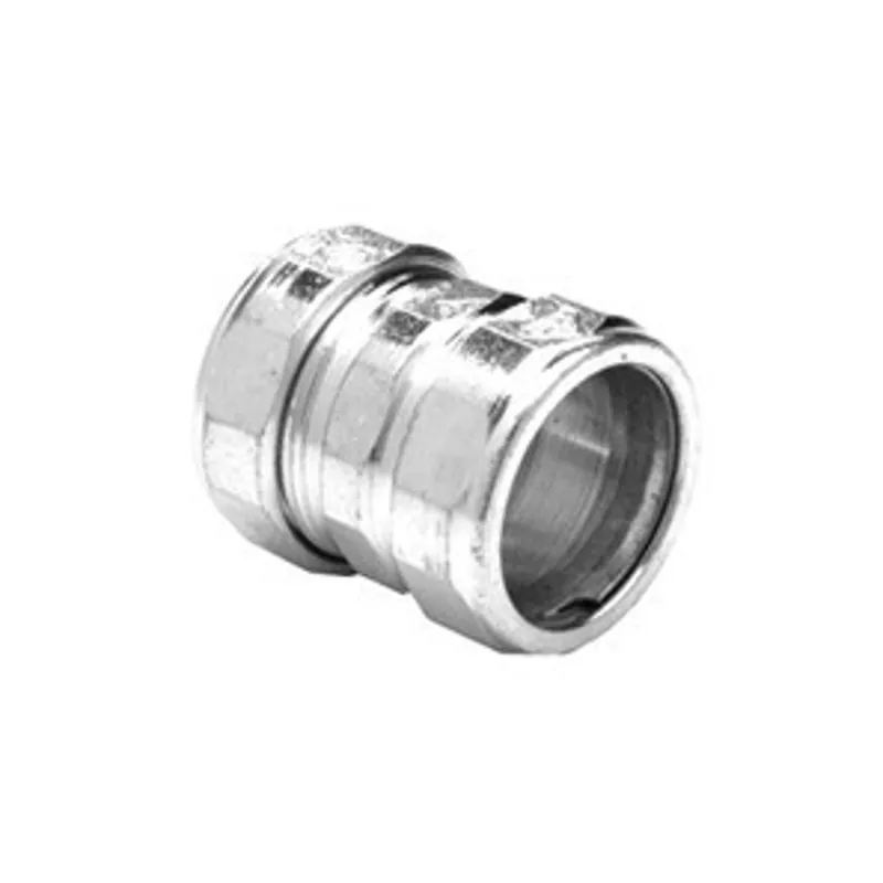 Bridgeport 262-US EMT Compression Coupling 1 Inch Steel Zinc-Plated
