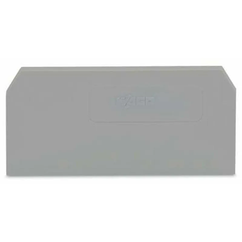 SK0437999-US20260702-105043-0 WAGO 279-325 End and Intermediate Plate 2mm Gray - Image 1