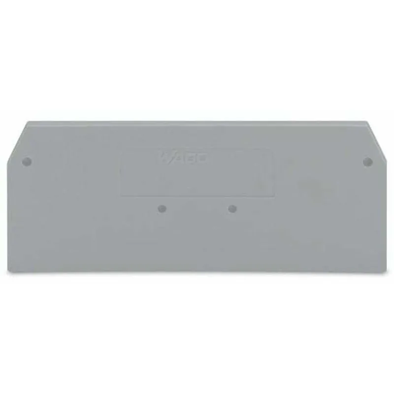 WAGO 281-324 End Plate 2.5mm Gray