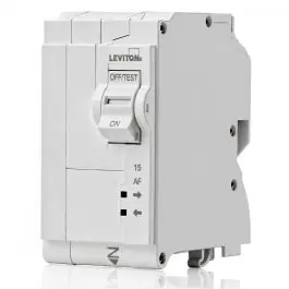 SK0438004-US20260702-105043-0 Leviton LB215-AF Branch Circuit Breaker AFCI 120/240VAC 15A Replacement LB215AF - Image 1