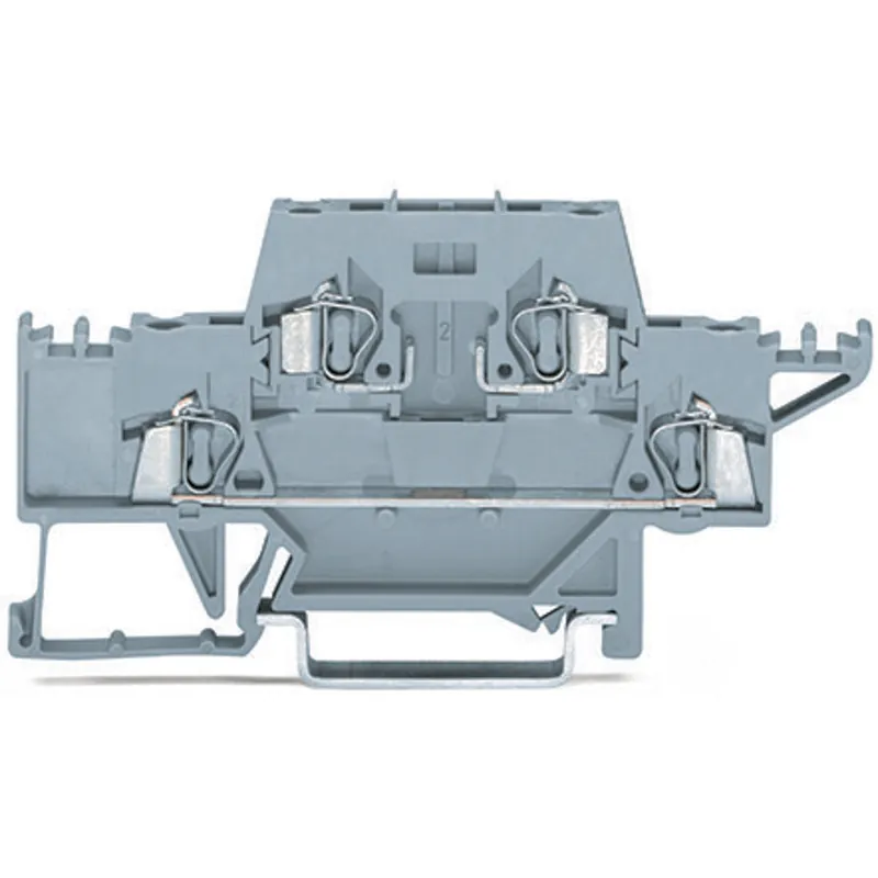 SK0438047-US20260702-105043-0 WAGO 280-528 Terminal Block 10A Gray Double Deck - Image 1