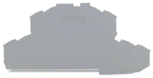 SK0438118-US20260702-105043-0 WAGO 2002-2491 End Plate Topjob S Series 0.8mm Width Gray - Image 1