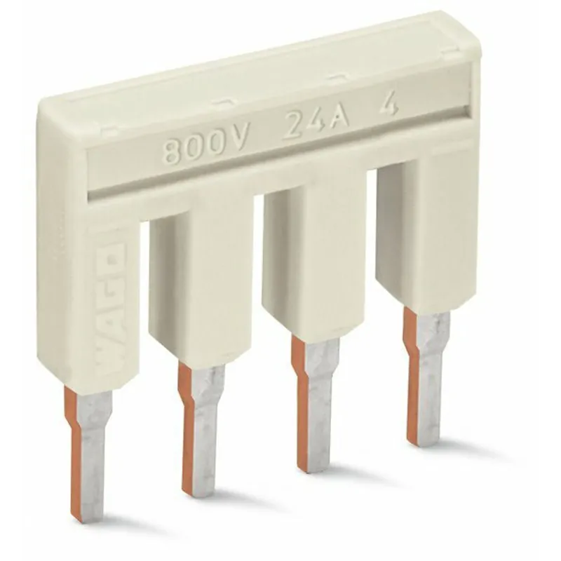 SK0438162-US20260702-105043-0 WAGO 2002-409 Insulated Push-In Type Jumper Bar 9-Way TopJob S Series 25A - Image 1