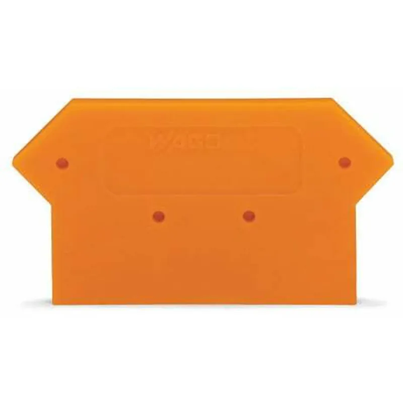 WAGO 282-317 End and Intermediate Plate 4mm Orange