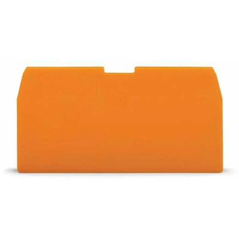 WAGO 870-944 End and Intermediate Plate 1mm Orange