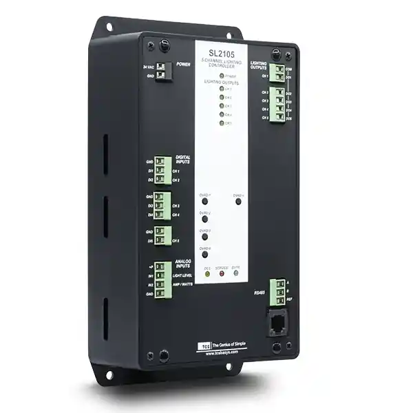 TCS Basys Controls SL2105 Lighting Controller – Five Channel