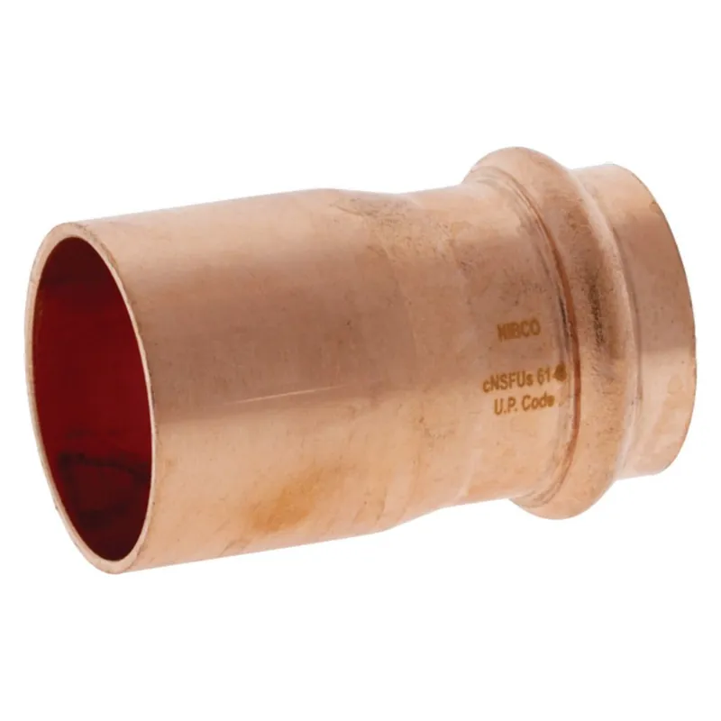 SK0438546-US20260702-105043-0 NIBCO 9008805PC PC600-2 Press Copper Fitting Reducer 1-1/2 x 1 Inch - Image 1