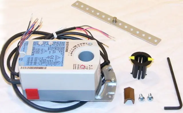 SK0438666-US20260702-105043-0 Siemens GDE166.1P Non-Spring Return Rotary Damper Actuator 24V 0-10 Vdc 44LB - Image 1