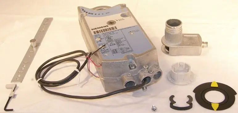 SK0438694-US20260702-105043-0 Siemens GCA164.1P Spring Return Rotary Damper Actuator 24V HVAC Equipment - Image 1