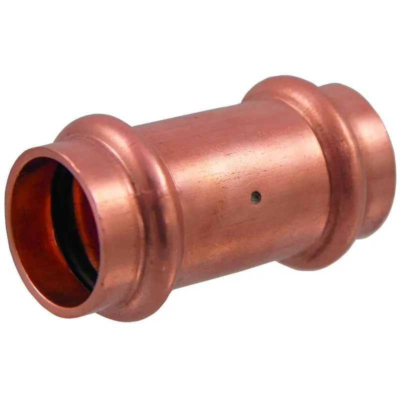 SK0438713-US20260702-105043-0 Nibco 9001450PC Coupling 1 in Nominal Press End Style Wrot Copper Domestic - Image 1