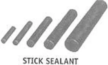 Homestead 104-G Lubricated Plug Valve Sealant Sticks Size D 5/8 Inch Diameter (24 Sticks Per Box)