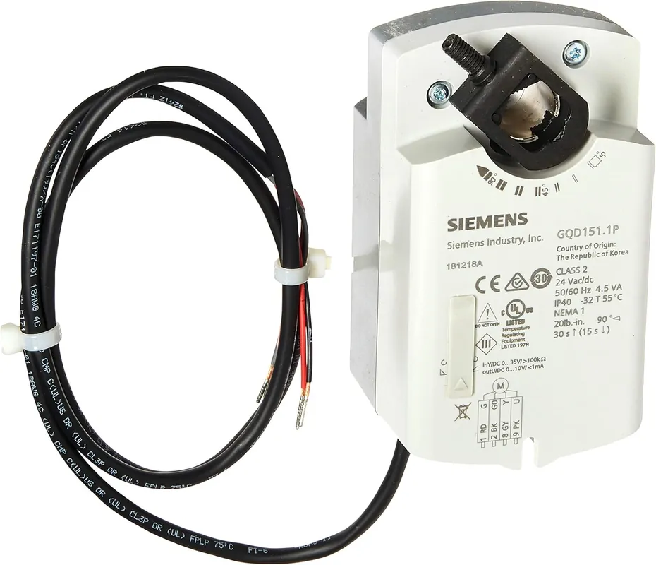 SK0438793-US20260702-105043-0 SIEMENS GQD151.1P Modulating Damper Actuator 24V - Image 1