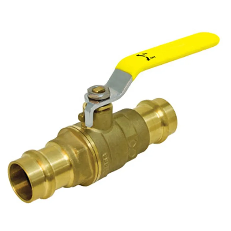SK0438845-US20260702-105043-0 NIBCO H-81703W 8170 3/4 inch Press Lead-Free Brass Ball Valve - Image 1