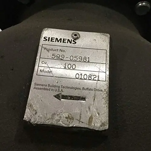 SIEMENS 277-05981 3 Inch 125 PSI Cast Iron Control Valve - Replacement 599-05981