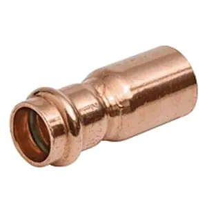 SK0439070-US20260702-105043-0 NIBCO 9009055PC PC600-2 Press Copper Fitting Reducer 2 x 1-1/2 Inch - Image 1