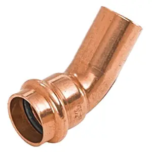 NIBCO 9046400PC PC606-2 Copper Press 45 Degree Elbow Fitting