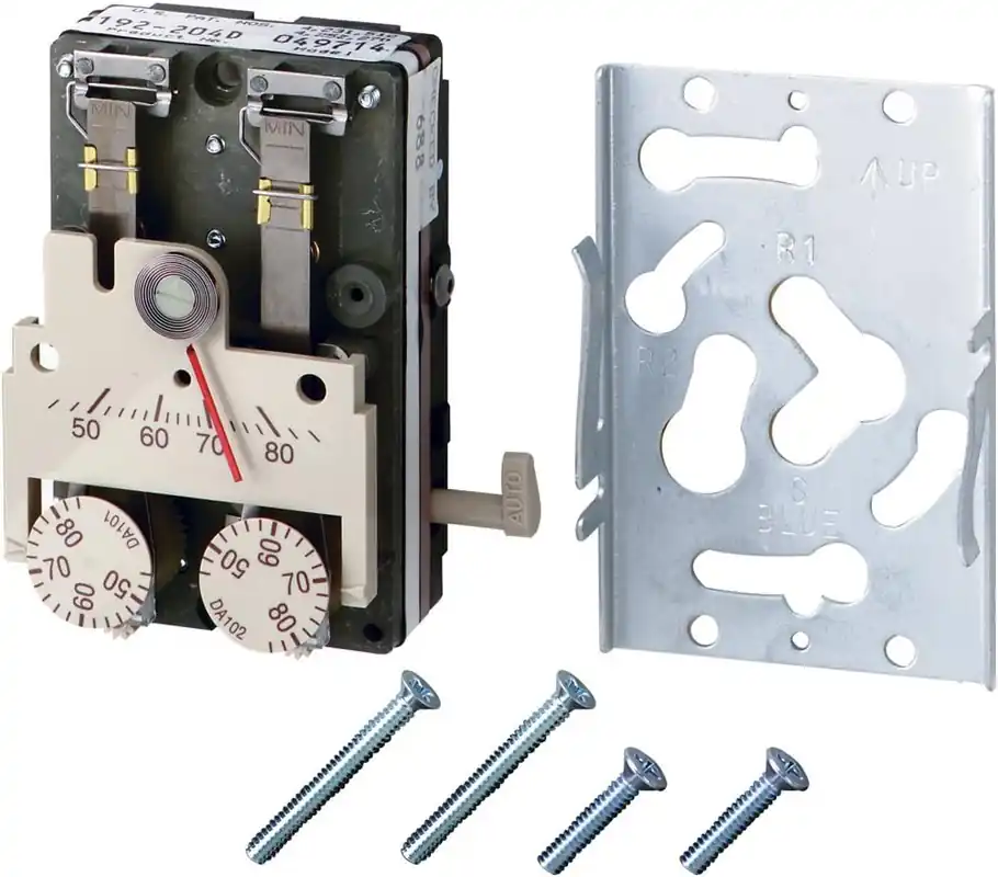 SK0439298-US20260702-105043-0 Siemens 192-204 Room Thermostat Pneumatic Day and Night Direct Acting Fahrenheit - Image 1